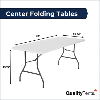 6' Center Folding Table