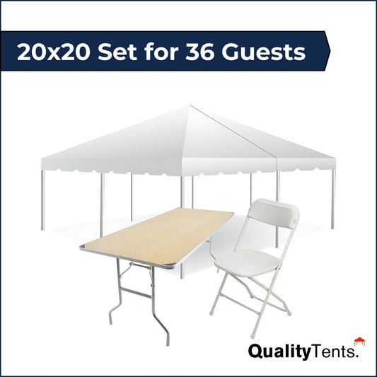20x20 Set for 36 Guests
