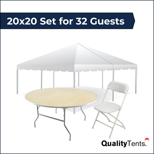 20x20 Set for 32 Guests