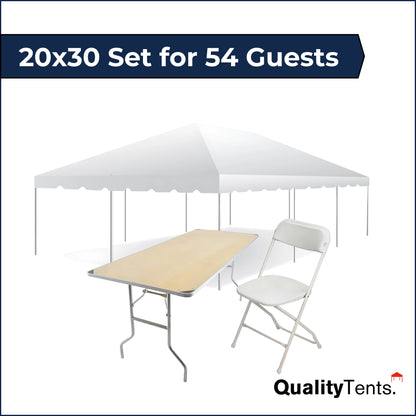 20x30 Set for 54 Guests