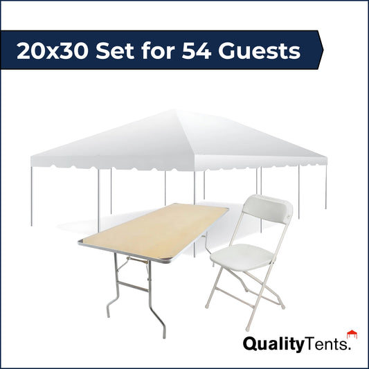 20x30 Set for 54 Guests