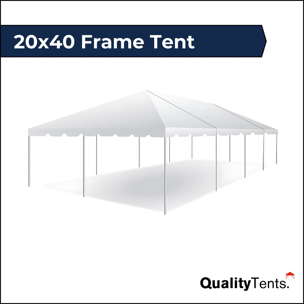 20x40 Frame Tent Rental in McAllen, Edinburg & Mission TX