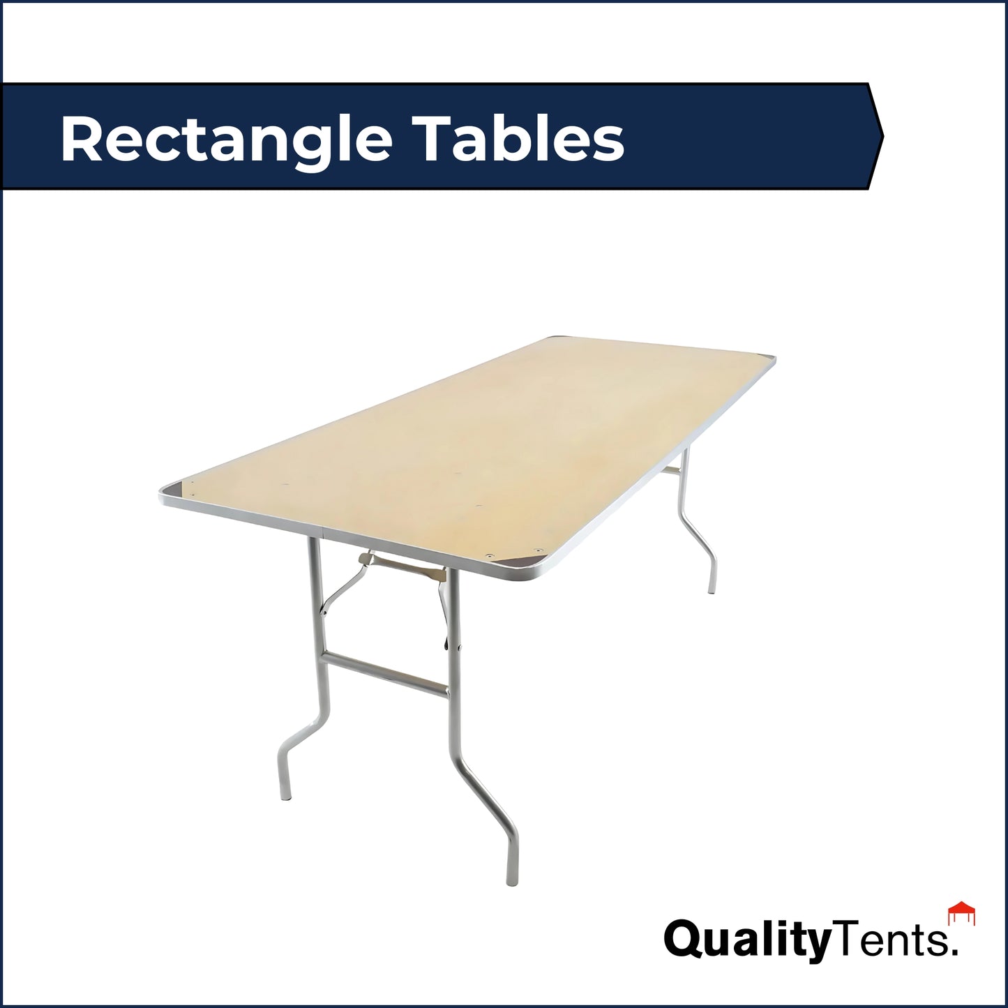 6' Birchwood Rectangle Tables – Quality Tents