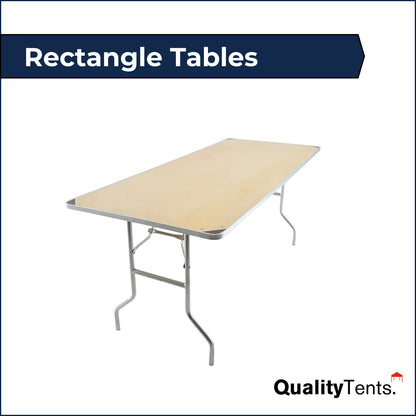 6' Birchwood Rectangle Tables