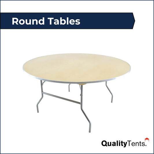 60" Birchwood Round Tables