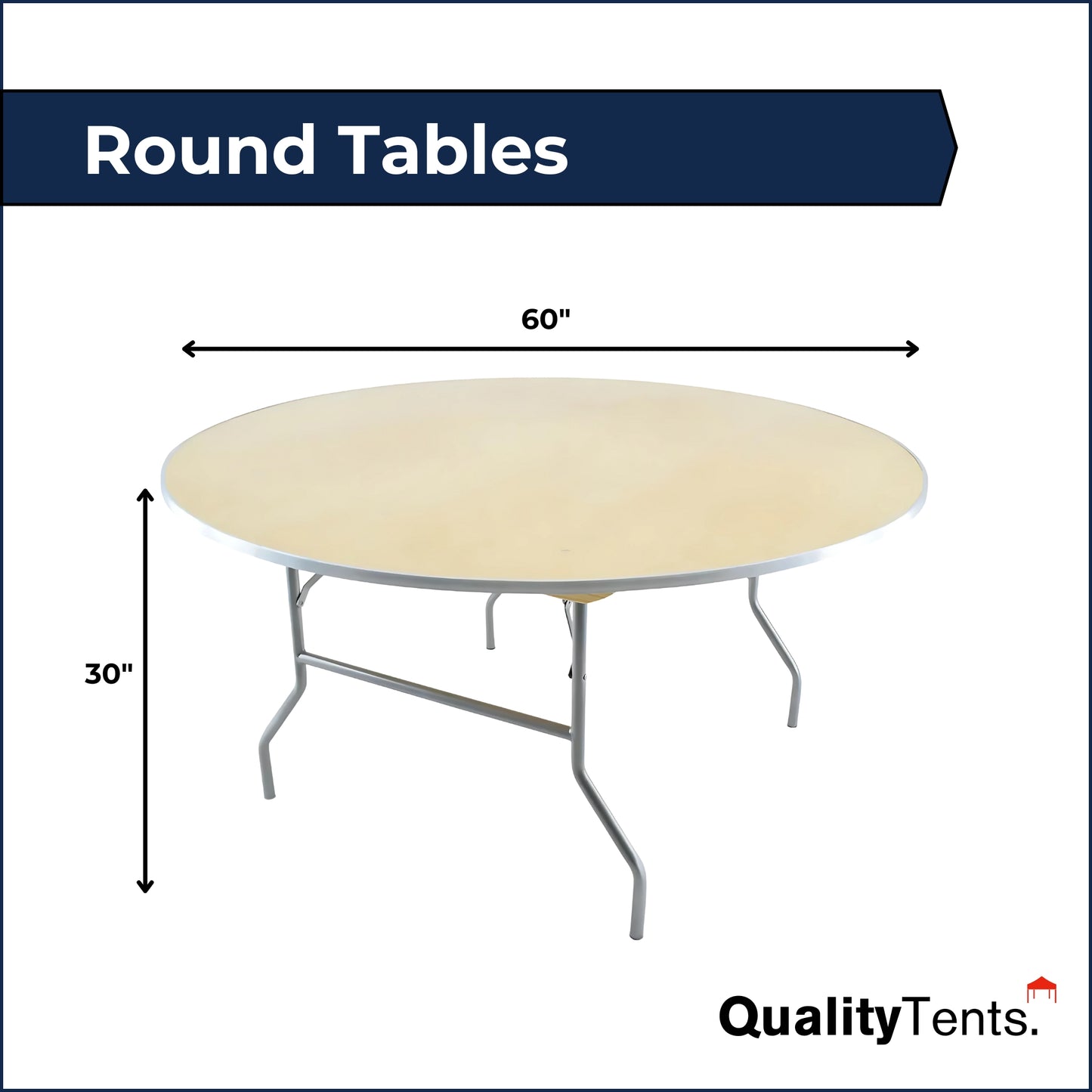 60" Birchwood Round Tables