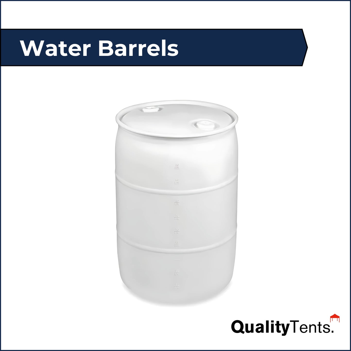 55 Gallon Water Barrels